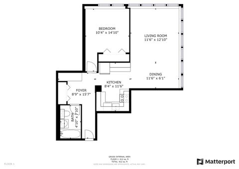 Tiny photo for 345 E Eastgate Place #306, Chicago, IL 60616 (MLS # 12595536)