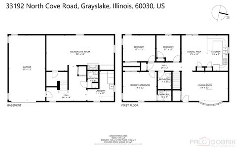 Tiny photo for 33192 N Cove Road, Grayslake, IL 60030 (MLS # 12697255)