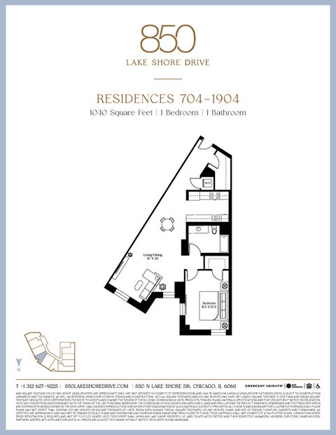 Tiny photo for 850 N Lake Shore Drive #1104, Chicago, IL 60611 (MLS # 12793757)
