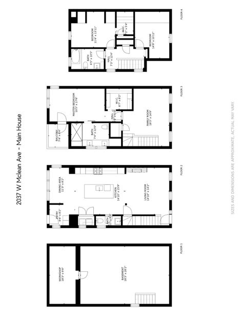 Tiny photo for 2037 W MCLEAN Avenue, Chicago, IL 60647 (MLS # 12571454)