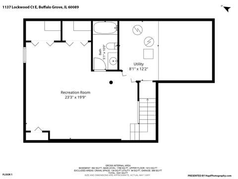 Tiny photo for 1137 Lockwood Court E, Buffalo Grove, IL 60089 (MLS # 12713338)