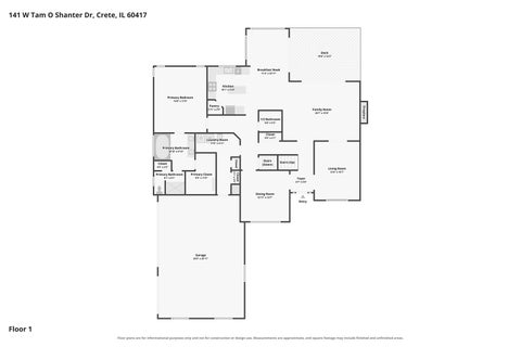 Tiny photo for 141 W Tam O Shanter Drive, Crete, IL 60417 (MLS # 12754630)