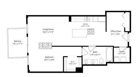 Tiny photo for 910 S Michigan Avenue #617, Chicago, IL 60605 (MLS # 12704717)