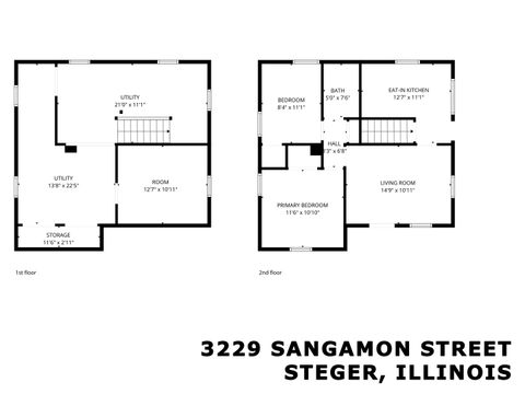 Tiny photo for 3229 Sangamon Street, Steger, IL 60475 (MLS # 12576572)