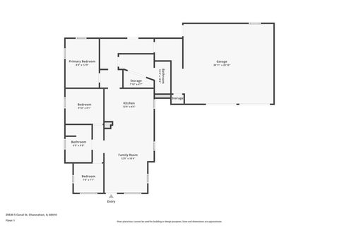 Tiny photo for 25530 S Canal Street, Channahon, IL 60410 (MLS # 12593368)