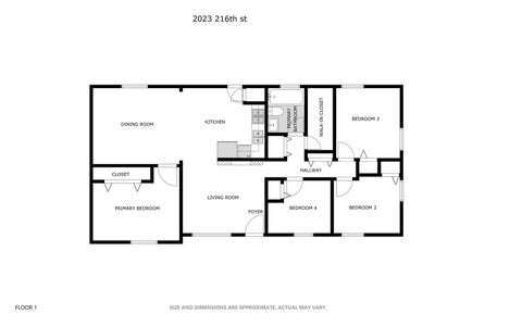 Tiny photo for 2023 216th Street, Sauk Village, IL 60411 (MLS # 12741987)