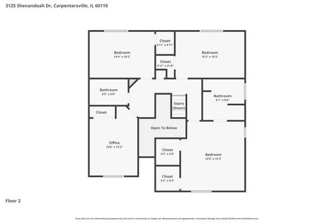 Tiny photo for 3125 Shenandoah Drive, Carpentersville, IL 60110 (MLS # 12574657)