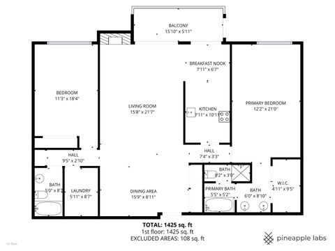 Tiny photo for 1280 Rudolph Road #4K, Northbrook, IL 60062 (MLS # 12628459)