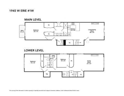 Tiny photo for 1945 W Erie Street #1W, Chicago, IL 60622 (MLS # 12639107)