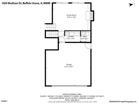 Tiny photo for 1420 Madison Drive, Buffalo Grove, IL 60089 (MLS # 12707266)