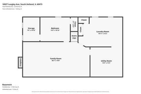 Tiny photo for 16927 Langley Avenue, South Holland, IL 60473 (MLS # 12772849)