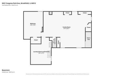 Tiny photo for 9431 Congress Park Avenue, Brookfield, IL 60513 (MLS # 12789671)