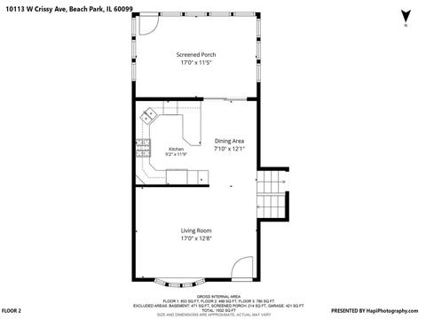 Tiny photo for 10113 W Crissy Avenue, Zion, IL 60099 (MLS # 12729827)