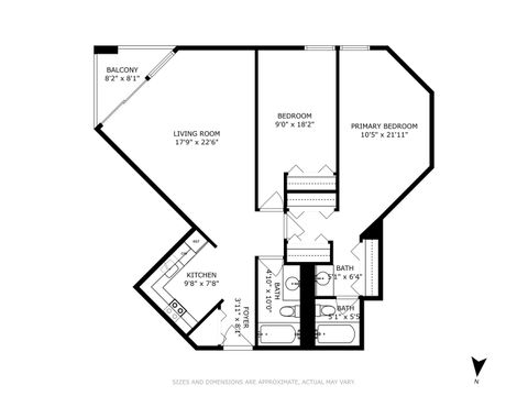 Tiny photo for 5320 N Sheridan Road #403, Chicago, IL 60640 (MLS # 12365683)