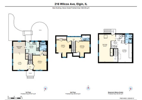 Tiny photo for 216 Wilcox Avenue, Elgin, IL 60123 (MLS # 12643650)