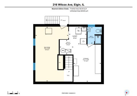 Tiny photo for 216 Wilcox Avenue, Elgin, IL 60123 (MLS # 12643650)