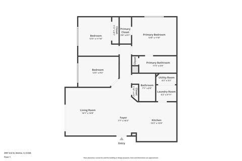Tiny photo for 2997 3rd Street #200, Moline, IL 61265 (MLS # 12561391)