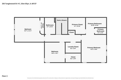 Tiny photo for 203 Tanglewood Drive, Glen Ellyn, IL 60137 (MLS # 12749063)