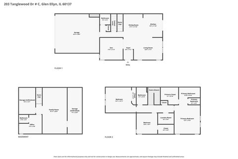 Tiny photo for 203 Tanglewood Drive, Glen Ellyn, IL 60137 (MLS # 12749063)