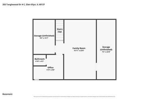 Tiny photo for 203 Tanglewood Drive, Glen Ellyn, IL 60137 (MLS # 12749063)