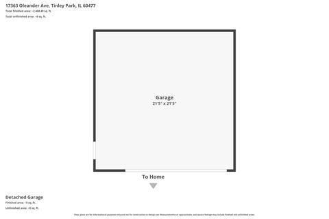 Tiny photo for 17363 Oleander Avenue, Tinley Park, IL 60477 (MLS # 12615908)