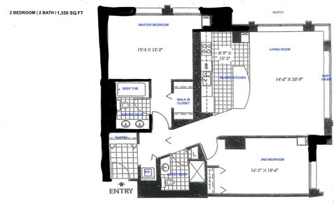 Tiny photo for 33 W Ontario Street #20A, Chicago, IL 60654 (MLS # 12586935)