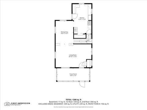 Tiny photo for 540 Woodlawn Avenue, Aurora, IL 60506 (MLS # 12797794)