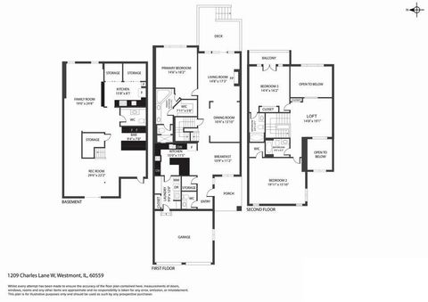 Tiny photo for 1209 W CHARLES Lane, Westmont, IL 60559 (MLS # 12486359)