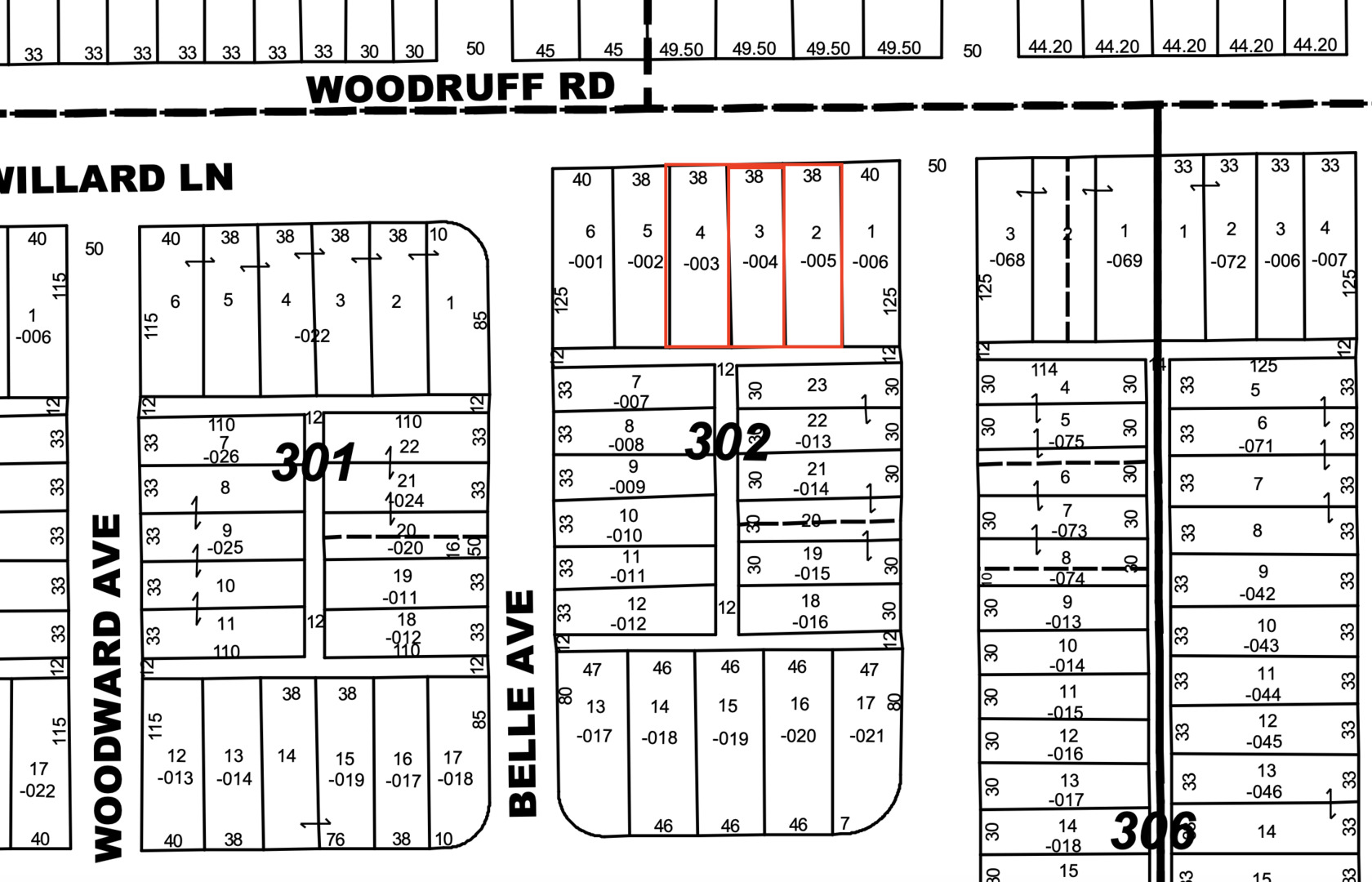 VACANT WOODRUFF Road