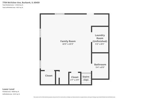 Tiny photo for 7704 Mcvicker Avenue, Burbank, IL 60459 (MLS # 12727128)