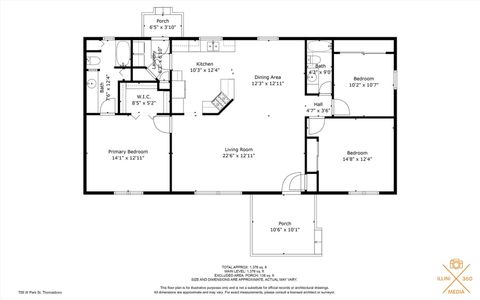 Tiny photo for 705 W Park Street, Thomasboro, IL 61878 (MLS # 12437444)