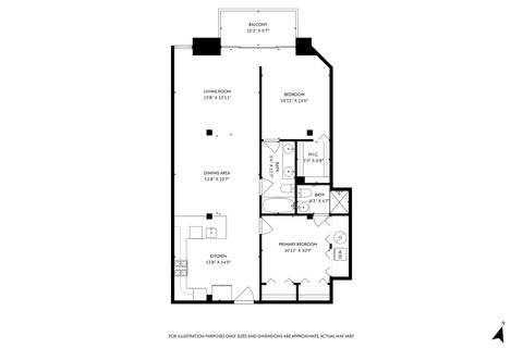 Tiny photo for 701 W Jackson Boulevard #302B, Chicago, IL 60661 (MLS # 12485391)