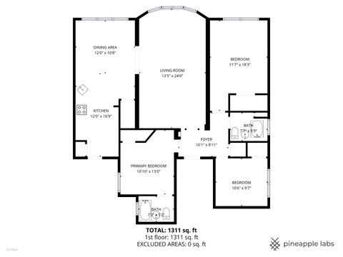 Tiny photo for 1118 Washington Boulevard #1A, Oak Park, IL 60302 (MLS # 12579871)