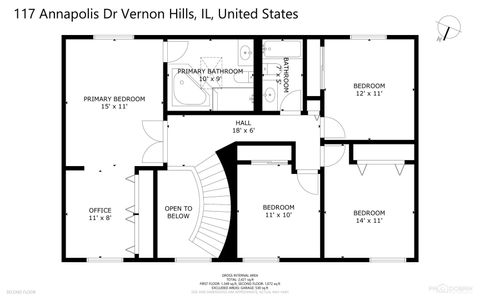 Tiny photo for 117 Annapolis Drive, Vernon Hills, IL 60061 (MLS # 12626858)