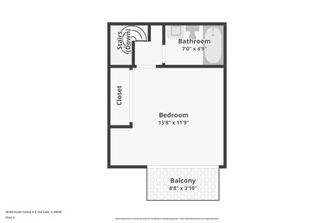 Tiny photo for 36 Bermuda Colony #2, Fox Lake, IL 60020 (MLS # 12750015)