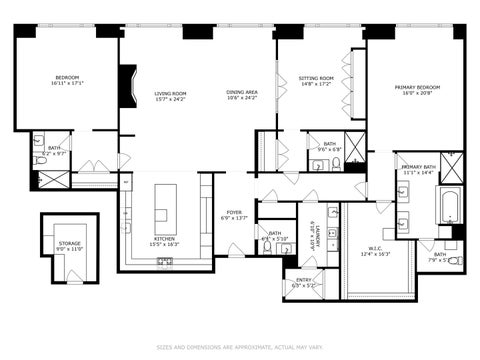 Tiny photo for 77 E Walton Street #24B, Chicago, IL 60611 (MLS # 12780353)