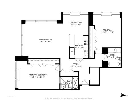 Tiny photo for 5445 N Sheridan Road #1515, Chicago, IL 60640 (MLS # 12450170)