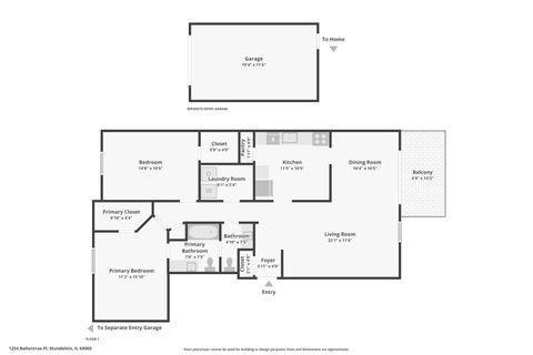 Tiny photo for 1254 Ballantrae Place #D, Mundelein, IL 60060 (MLS # 12567075)