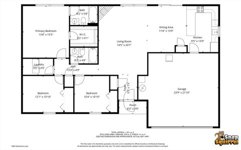 Tiny photo for 2003 Macintosh Lane, Monticello, IL 61856 (MLS # 12596440)