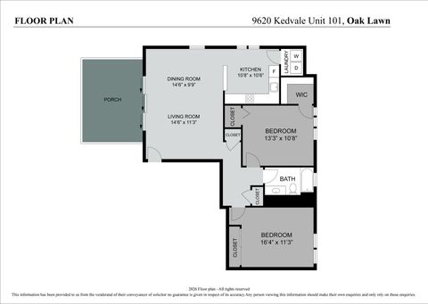 Tiny photo for 9620 S Kedvale Avenue #101, Oak Lawn, IL 60453 (MLS # 12622508)