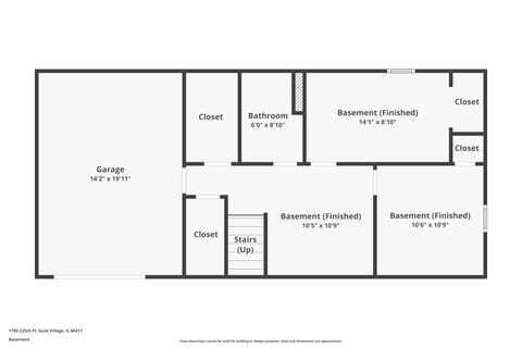 Tiny photo for 1780 225th Place, Sauk Village, IL 60411 (MLS # 12575097)