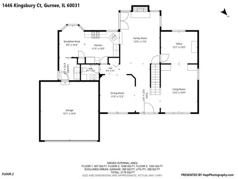 Tiny photo for 1446 Kingsbury Court, Gurnee, IL 60031 (MLS # 12762669)