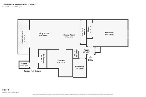 Tiny photo for 3 Timber Lane #3, Vernon Hills, IL 60061 (MLS # 12746737)
