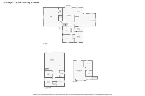 Tiny photo for 1413 Weyers Court, Schaumburg, IL 60193 (MLS # 12584979)