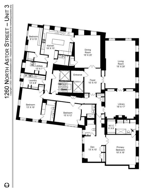 Tiny photo for 1260 N Astor Street #3, Chicago, IL 60610 (MLS # 12398441)