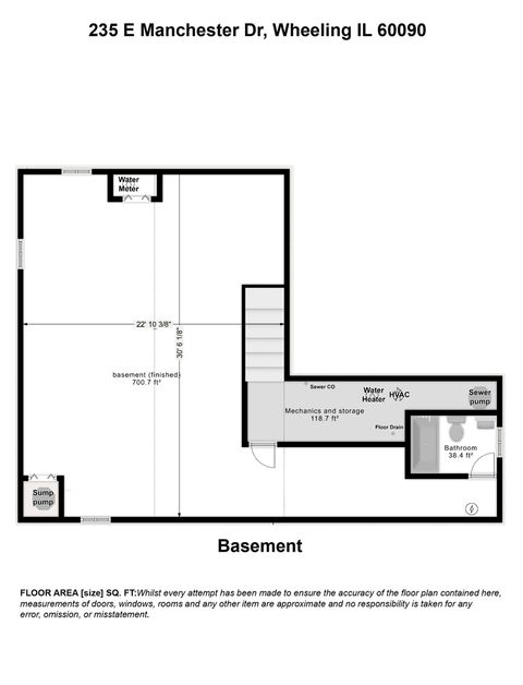 Tiny photo for 235 E manchester Drive, Wheeling, IL 60090 (MLS # 12572329)
