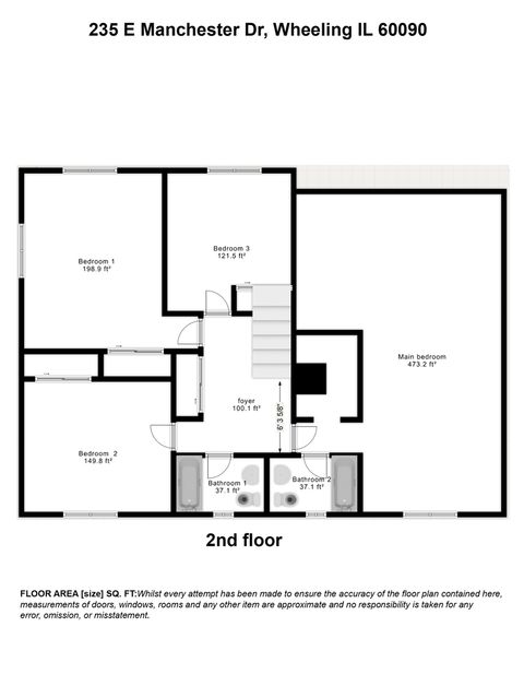 Tiny photo for 235 E manchester Drive, Wheeling, IL 60090 (MLS # 12572329)