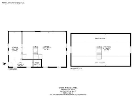 Tiny photo for 1516 W Sherwin Avenue, Chicago, IL 60626 (MLS # 12613580)