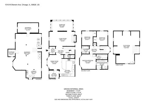 Tiny photo for 1516 W Sherwin Avenue, Chicago, IL 60626 (MLS # 12613580)
