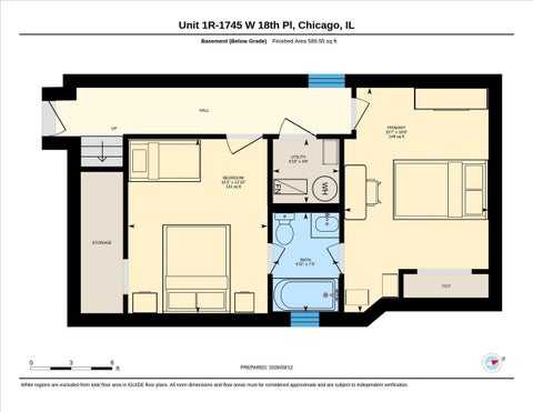 Tiny photo for 1745 W 18th Place #1R, Chicago, IL 60608 (MLS # 12795178)